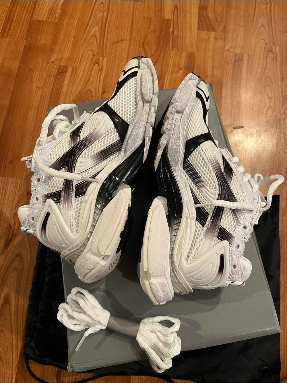 Balenciaga White/Black gradient Runners - Picture 4 of 4